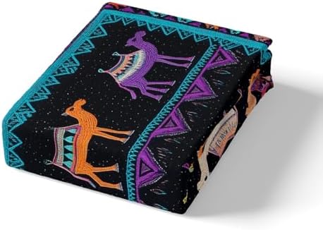 Homewish Boho Tribal Twin Sheet Set with Pillowcase