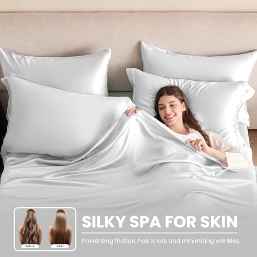 THXSILK 19 Momme Mulberry Silk Pillowcase Queen