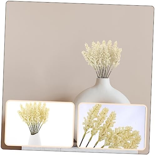 Amosfun 24pcs Artificial Wheat Ear Decor Bouquet