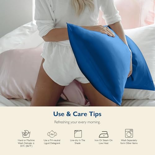 Ltinhome Pure Mulberry Silk Pillowcases Set of 2 1