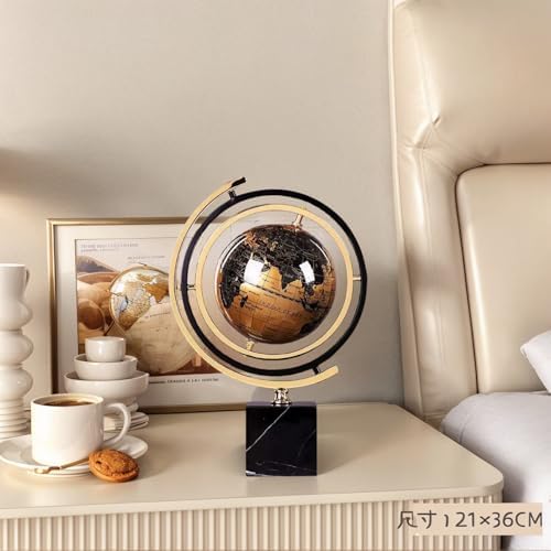 Modern Marble and Metal Sculpture Decor