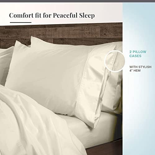 Pizuna 100 Cotton Pillow Cases Queen Set of 2