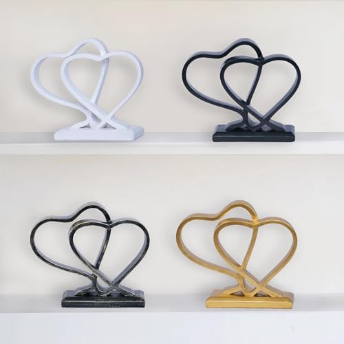 PUHOZN Heart Sculpture for Home Decor Gift