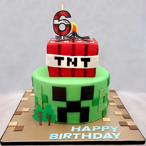 OGnomiFX Number 6 Pixel Game Candle