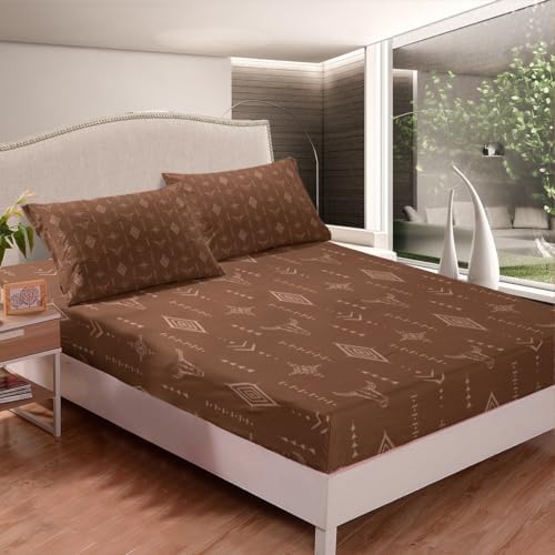 Castle Fairy Bohemian Stripes Full Size Fitted Sheet Set