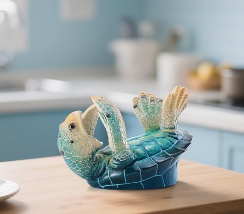VVGIFTS Sea Turtle Wine Holder Statue