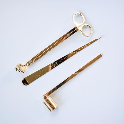 Happy Wax 3 in 1 Candle Care Set - Gold
