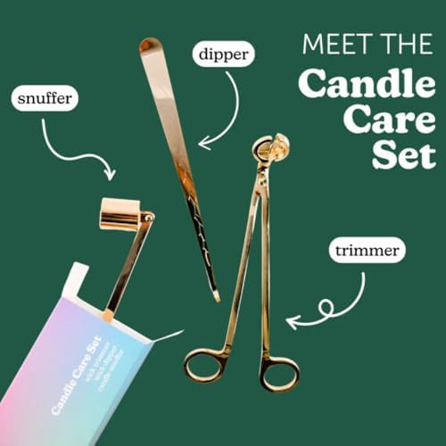 Happy Wax 3 in 1 Candle Care Set - Gold
