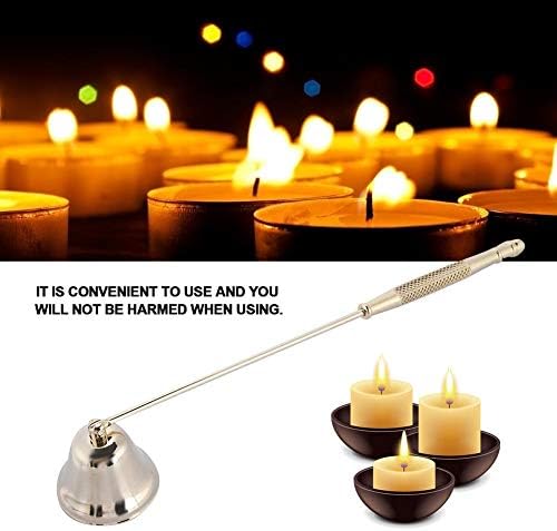 TOPINCN Gold Candle Snuffer - Safe Fire Extinguisher Tool