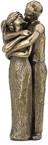 JFSM INC Soulmates Lovers Kissing Sculpture - Perfect Wedding Gift 1