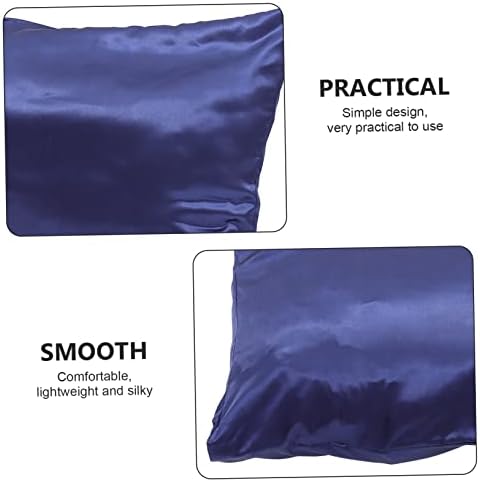 Ciieeo 2pcs Satin Silk Pillowcases - Wrinkle Resistant