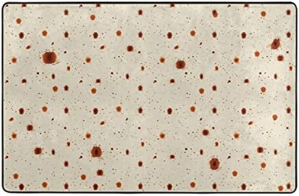 JZDACH Queen Size Area Rug - Burrito Texture Polka Dot 60x39