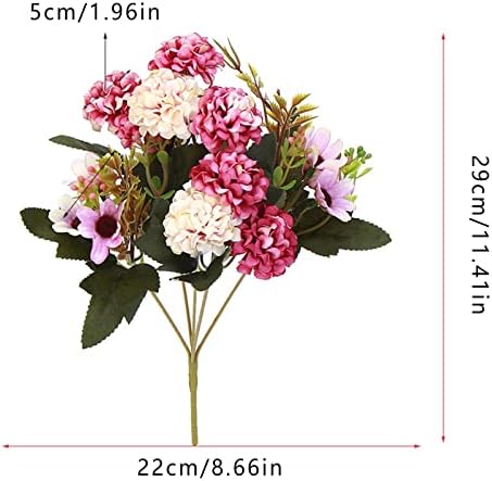 Artificial Hydrangea Bouquet for Outdoor Decor