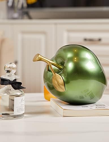 NENBOLEC Apple Sculpture Modern Polyresin Decor Statue