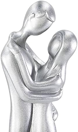 DreamsEden Modern Couple Sculpture - Silver