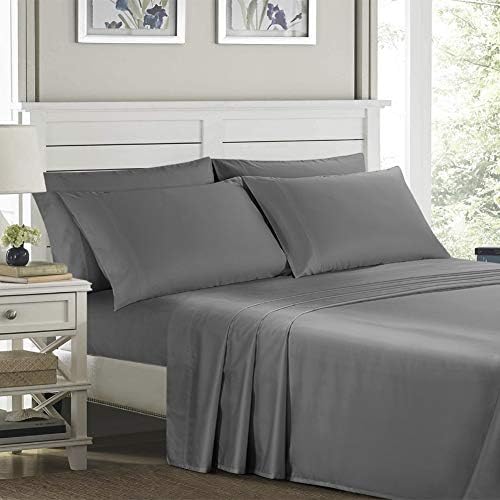 ELINEN 600 Thread Count King Pillowcase Set of 2