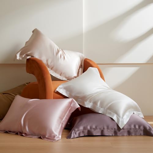 THXSILK 19 Momme Mulberry Silk Pillowcase Queen
