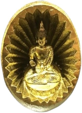Buda Adulto in a Sphere Gold Religious Statue