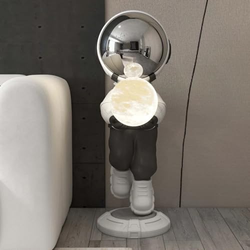 BULUXE 288 Astronaut Sculpture Figurine with LED Lamp
