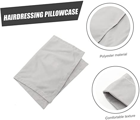 WHAMVOX 2PCS Washable Pillowcases Soft Breathable Dust-Resistant Gray Covers