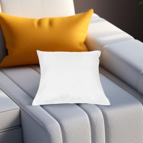 FUNOMOCYA Zipper Pillow Protector for Euro Shams and Cushion Inserts