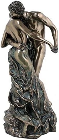 Veronese Design 11 Inch The Waltz Nude Lovers Cold Cast Resin Bronze Statue
