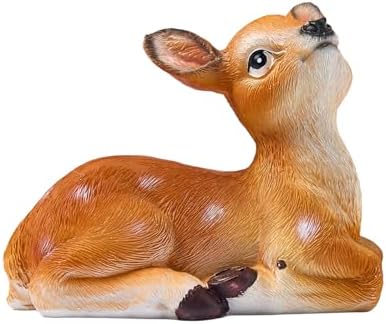 Artpaul Sika Deer Resin Statue Home Decor Accent 1