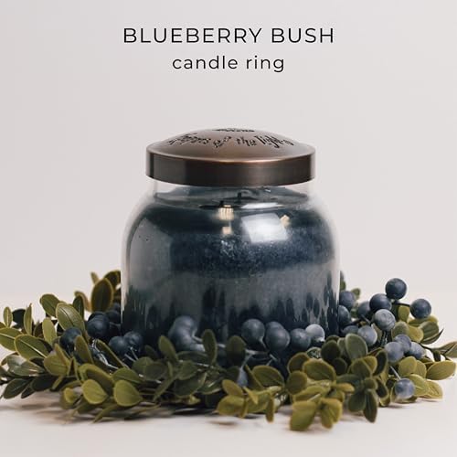 Small Wreath Candle Ring Artificial Flower Decor