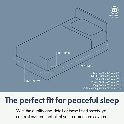 Threadmill Home Linen Luxury King Size Pillow Cases