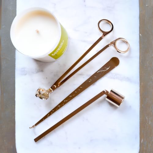 Happy Wax 3 in 1 Candle Care Set - Gold