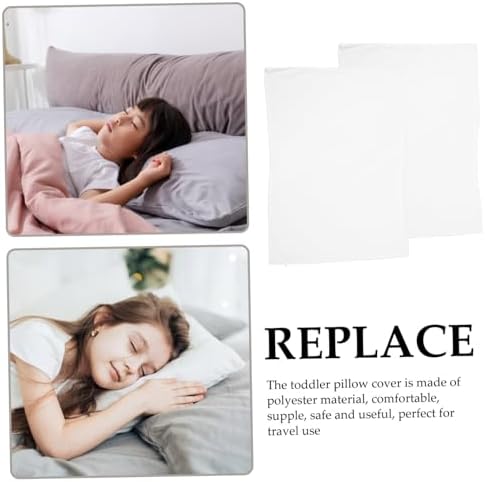 GLEAVI 2pcs Cotton Pillow Covers with Zipper