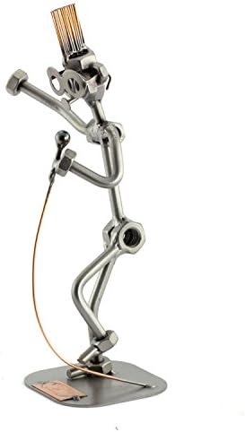 Singer Sculpture Nuts and Bolts Man Handmade Ornament