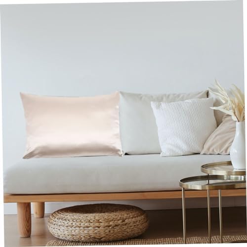 ERINGOGO Pillow Cover Ice Silk Design Soft for Skin and Hair