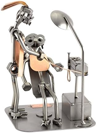 German Crafted Dentist Woman Sculpture Nuts and Bolts Figurine