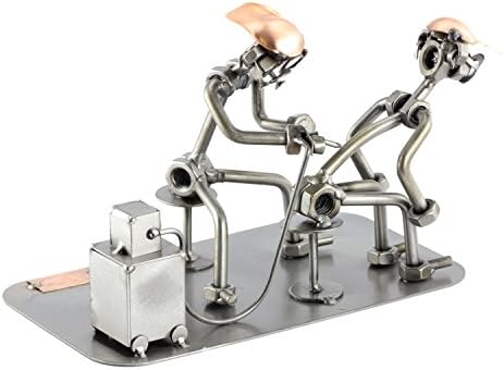 Handmade Steelman24 Sculpture Nuts and Bolts Ornament