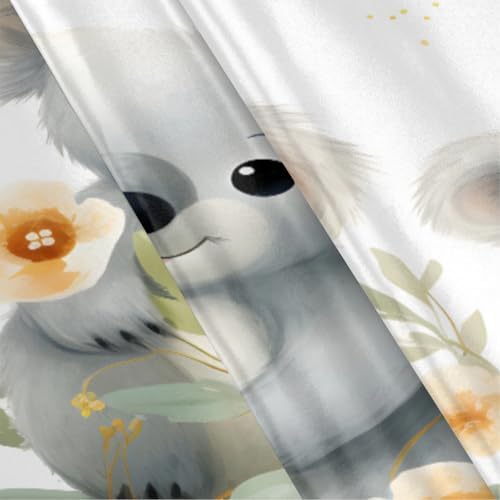GzLeyigou Koala Satin Pillowcase Breathable Comfortable