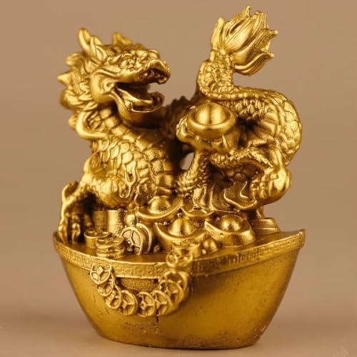 Julrybox Chinese Zodiac Monkey Brass Statue