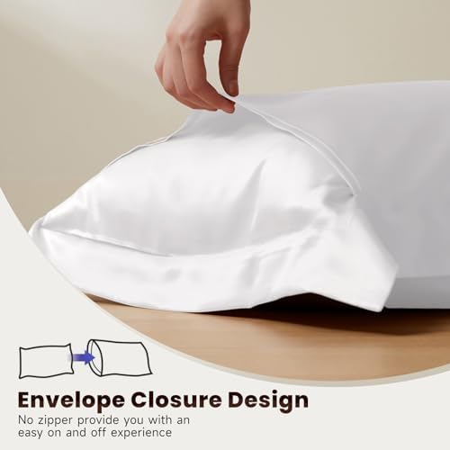 THXSILK 19 Momme Mulberry Silk Pillowcase Queen