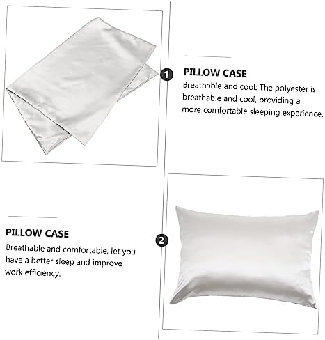 Luxshiny 2pcs Breathable Cooling Pillow Covers with Zipper