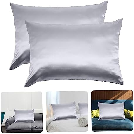 2pcs Skin-Friendly Polyester Pillow Covers Zippered Soft and Comfortable
