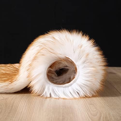 Faux Fur Sheepskin Rug Soft Fluffy Plush 2x6 ft White Yellow