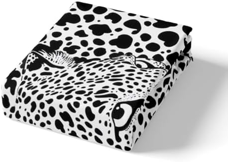 Manfei Leopard Print Bed Sheet Set Twin Size 1