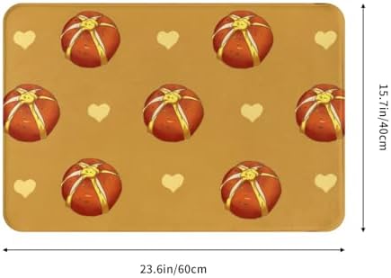 Buttered Bread Floor Covering Non-Slip Rug