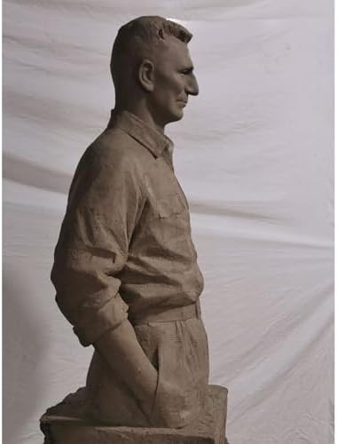 Personalized Bust Sculpture - Custom Half-Body Statue with Brass Casting