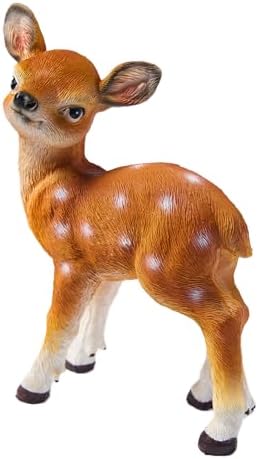 Artpaul Sika Deer Resin Statue Home Decor Accent