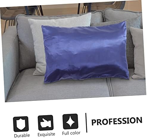 2pcs Simulation Silk Pillowcase Set with Envelope Closure 1