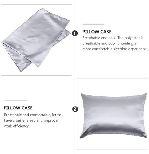 GRIRIW 2pcs Zippered Cooling Pillow Covers