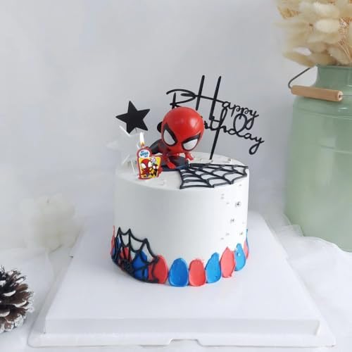 Spidey Multicolor Birthday Candle Pack of 1 1