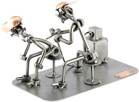 Handmade Steelman24 Sculpture Nuts and Bolts Ornament