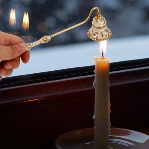 SEWACC Antique Candle Snuffer Tool with Long Handle 1
